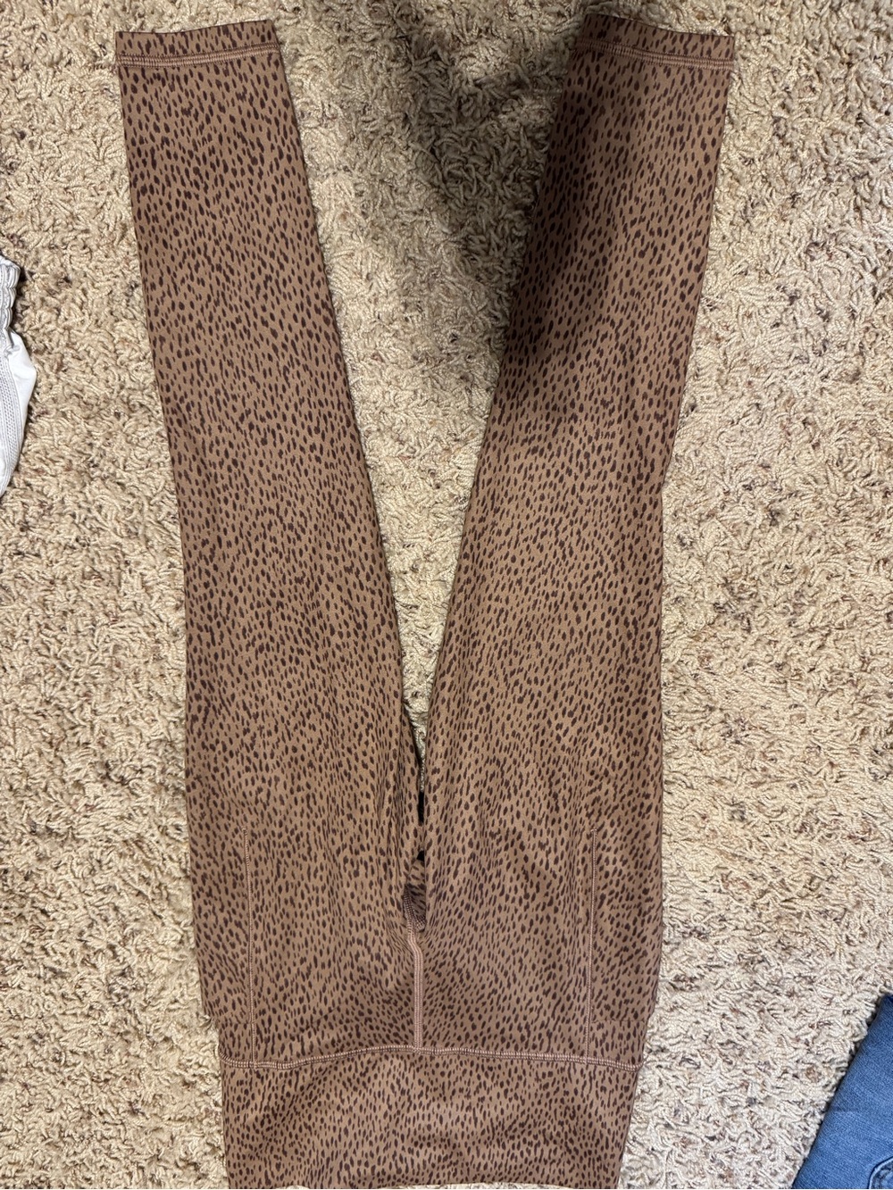 Athleta Brown Speckle Zip-Up Sweater